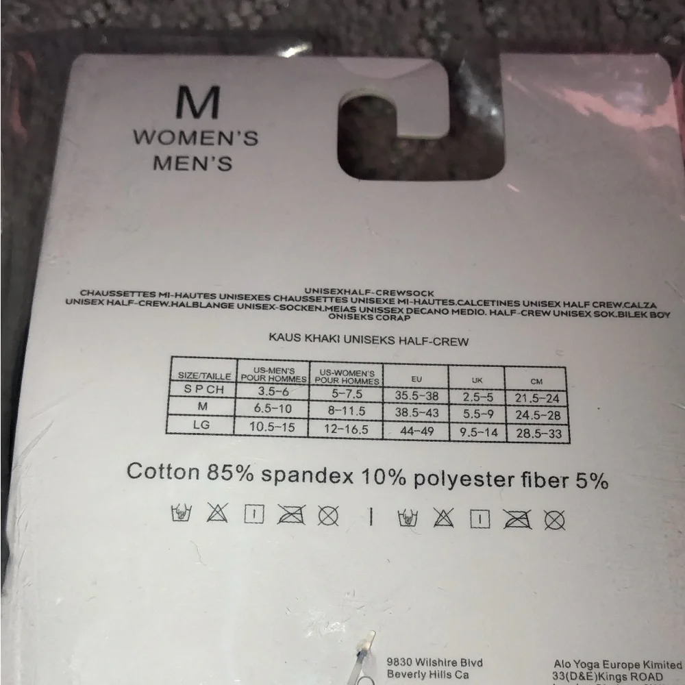Womens / Mens Clothes, Socks, Sock